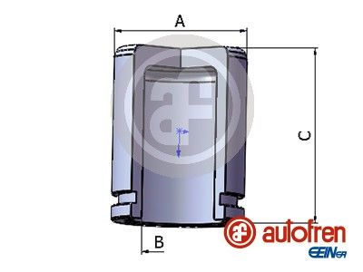 AUTOFREN SEINSA Virzulis, Bremžu suports D025440